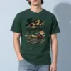 "Rocky Isles At Sunset" Heavyweight Unisex Crewneck T-shirt