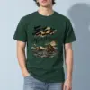 "Rocky Isles At Sunset" Heavyweight Unisex Crewneck T-shirt | Gildan 5000