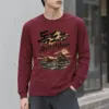 "Rocky Isles At Sunset" Unisex Longsleeve T-shirt