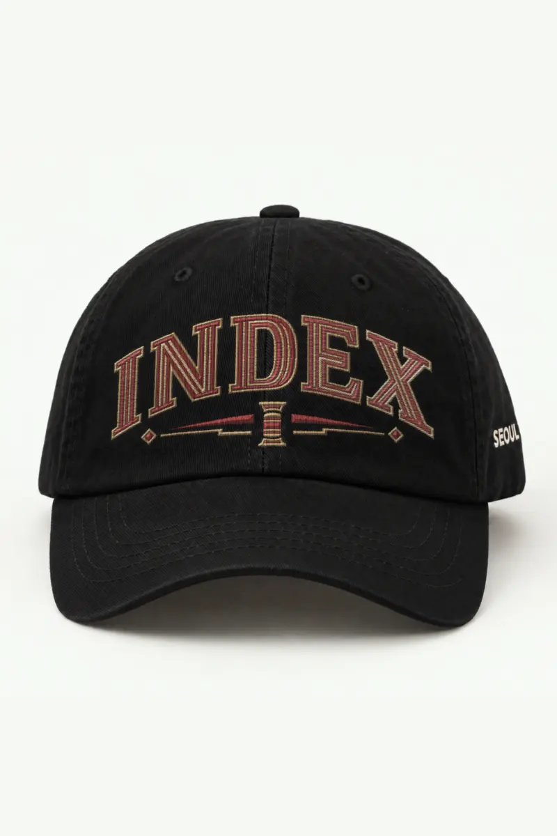 "Roman Numeral Arch" Classic Dad Hat · Embroidered — black/cap-front