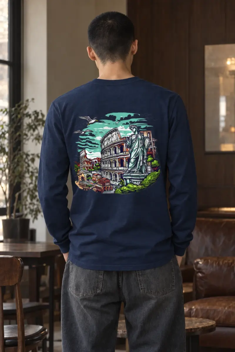"Rome Watcher" Unisex Longsleeve T-shirt | Gildan 2400