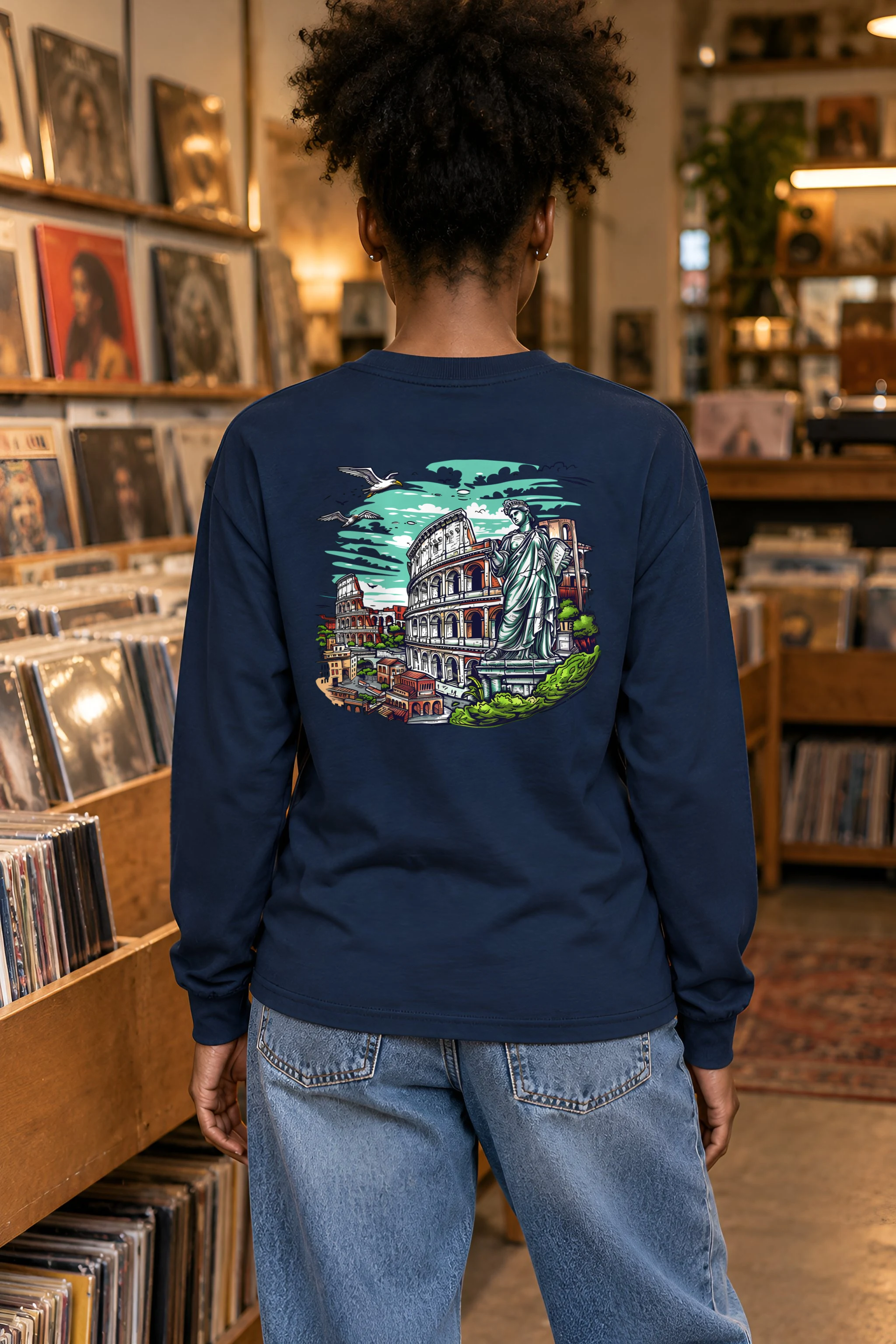 "Rome Watcher" Unisex Longsleeve T-shirt