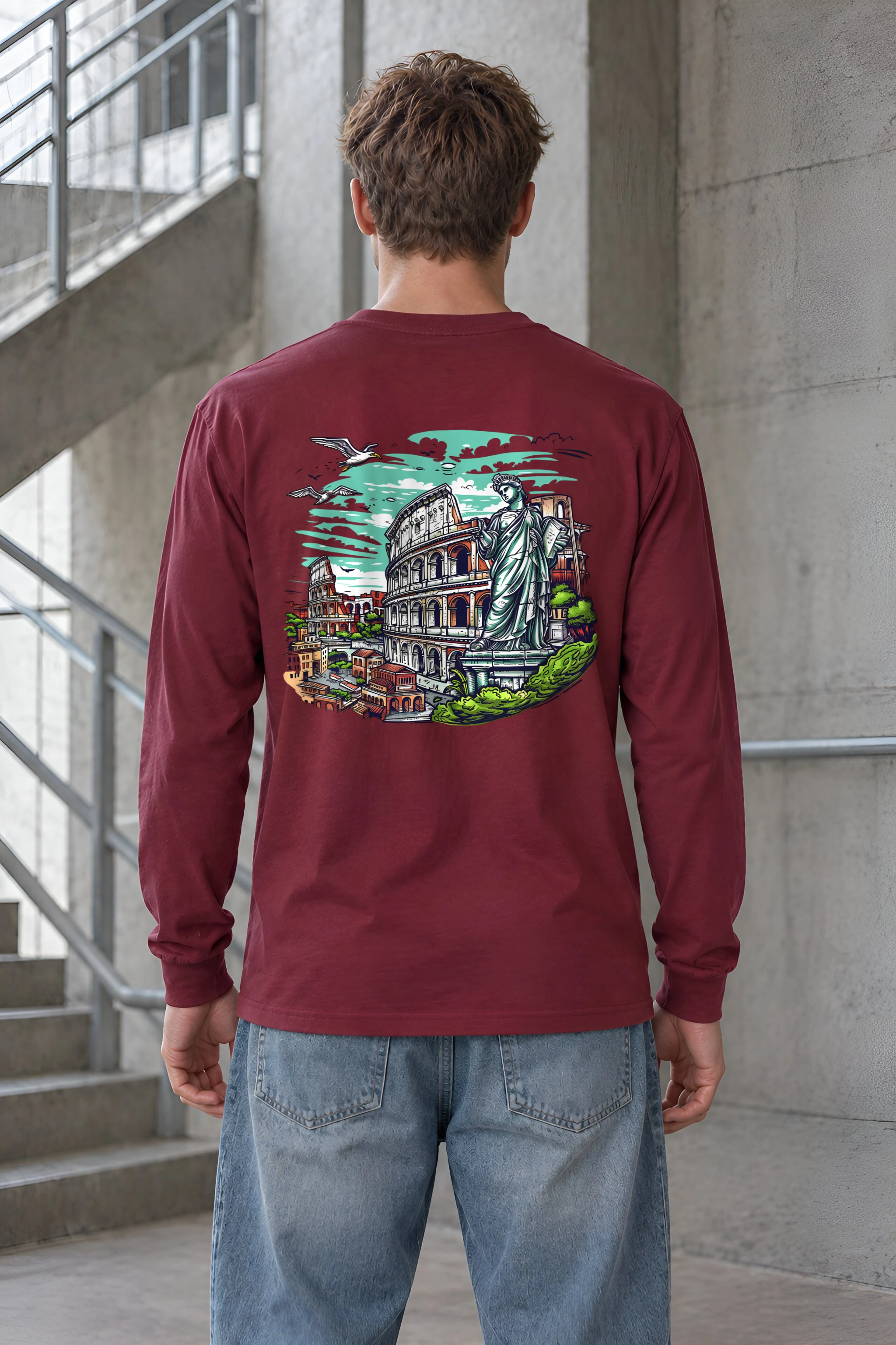 "Rome Watcher" Unisex Longsleeve T-shirt