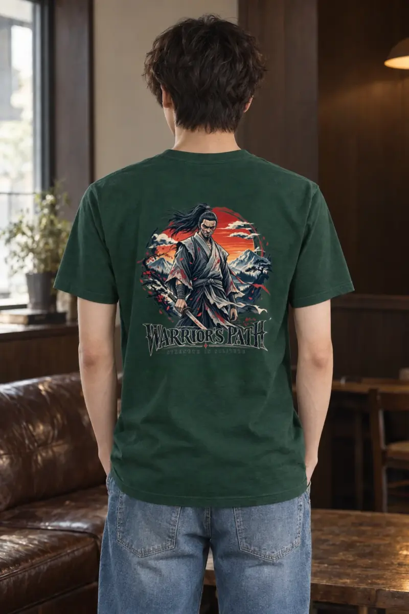 "Ronin's Resolve" Heavyweight Unisex Crewneck T-shirt