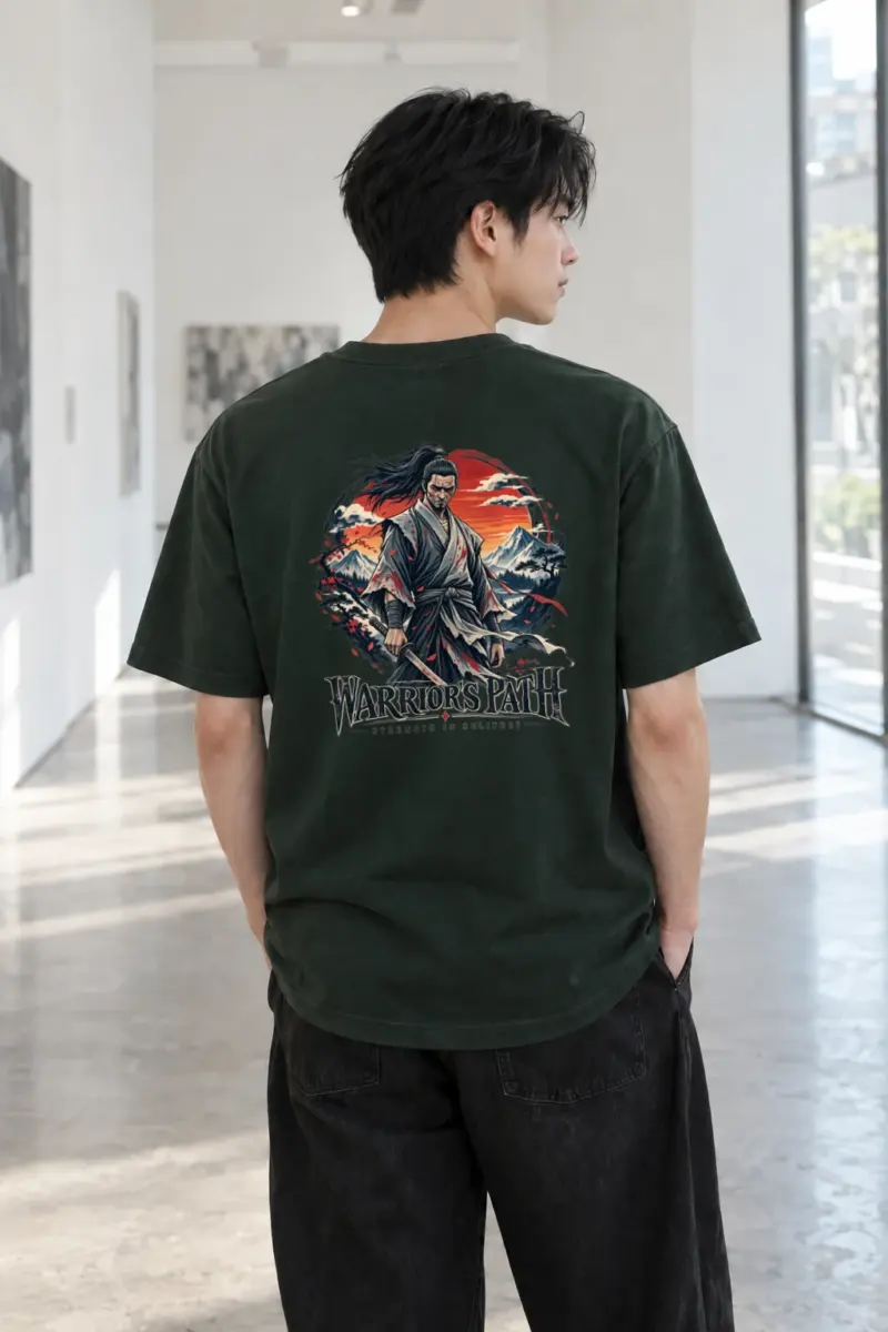 "Ronin's Resolve" Heavyweight Unisex Crewneck T-shirt | Gildan 5000