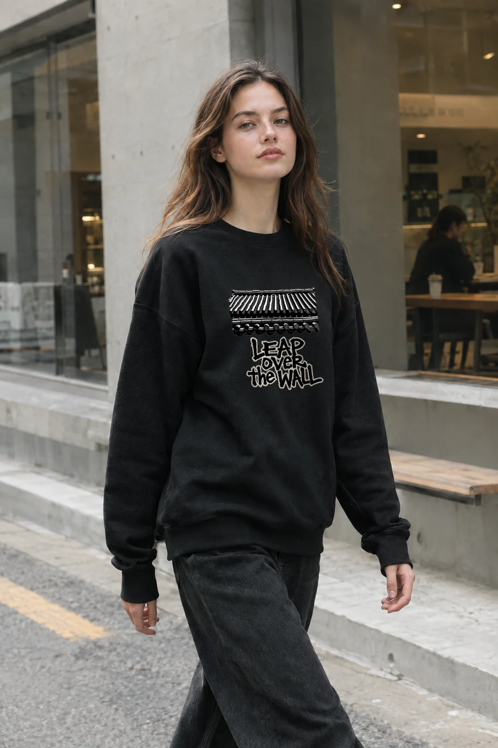 "Roofline Resolve" Heavy Blend Unisex Crewneck Sweatshirt | Gildan 18000