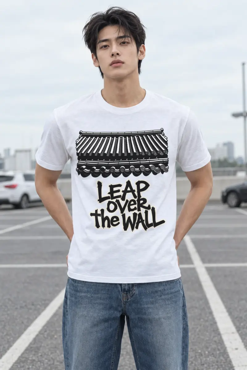 "Roofline Resolve" Heavyweight Unisex Crewneck T-shirt