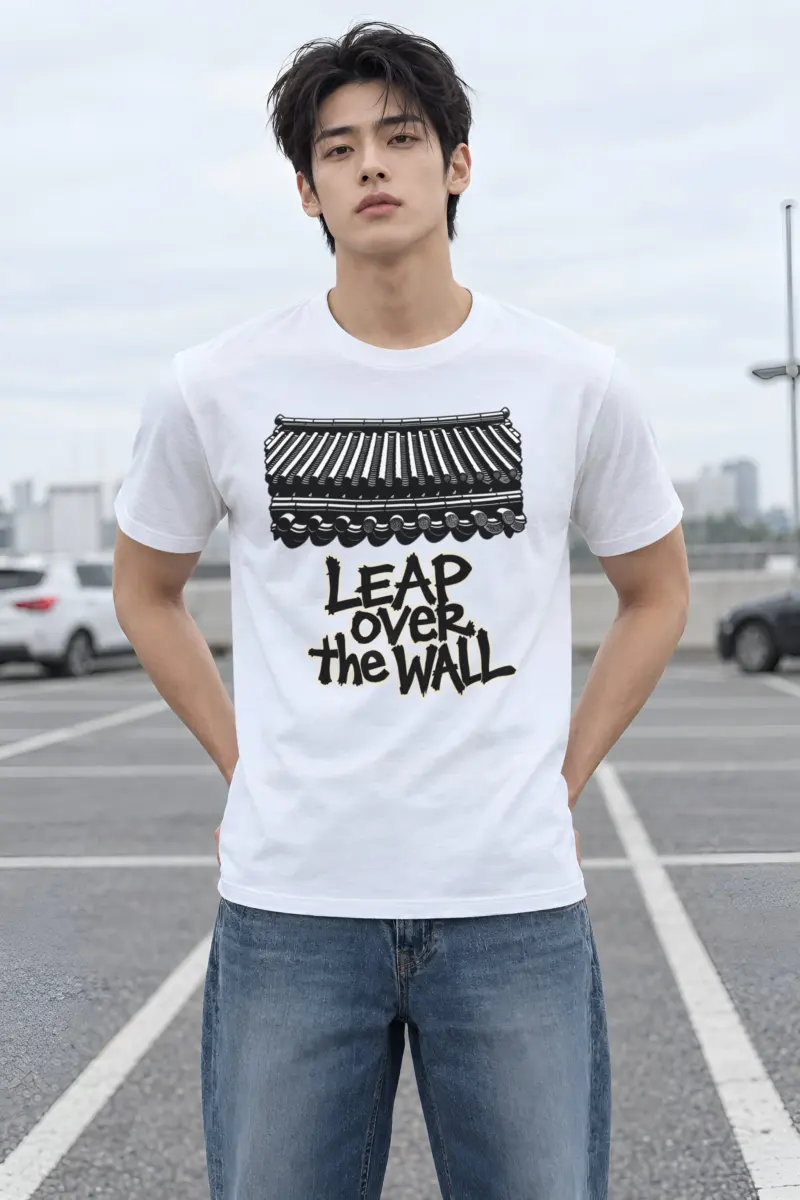 "Roofline Resolve" Heavyweight Unisex Crewneck T-shirt