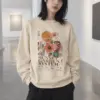 "Rooftop Bloom Society" Unisex Sponge Fleece Crewneck Sweatshirt | Bella + Canvas 3901