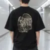 "Room Beneath the Wing" Men's Oversized Heavyweight Crewneck T-Shirt