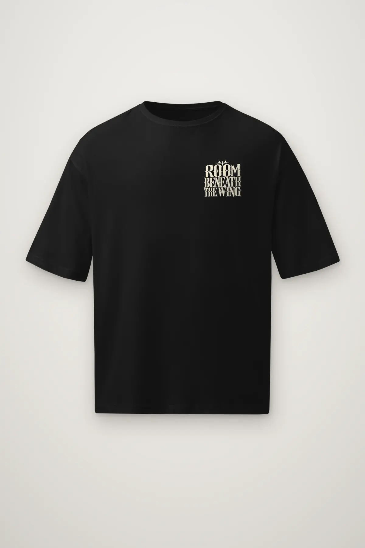 "Room Beneath the Wing" Men's Oversized Heavyweight Crewneck T-Shirt