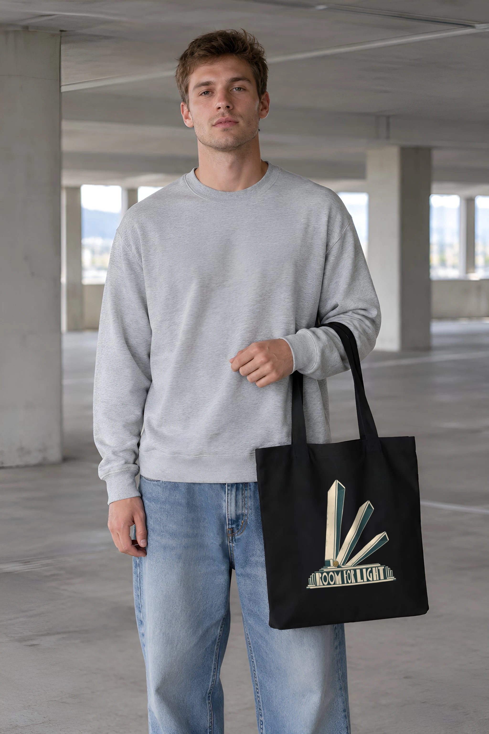 "Room for Light" Classic Cotton Tote Bag