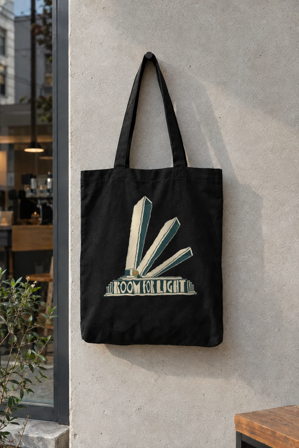 "Room for Light" Classic Cotton Tote Bag