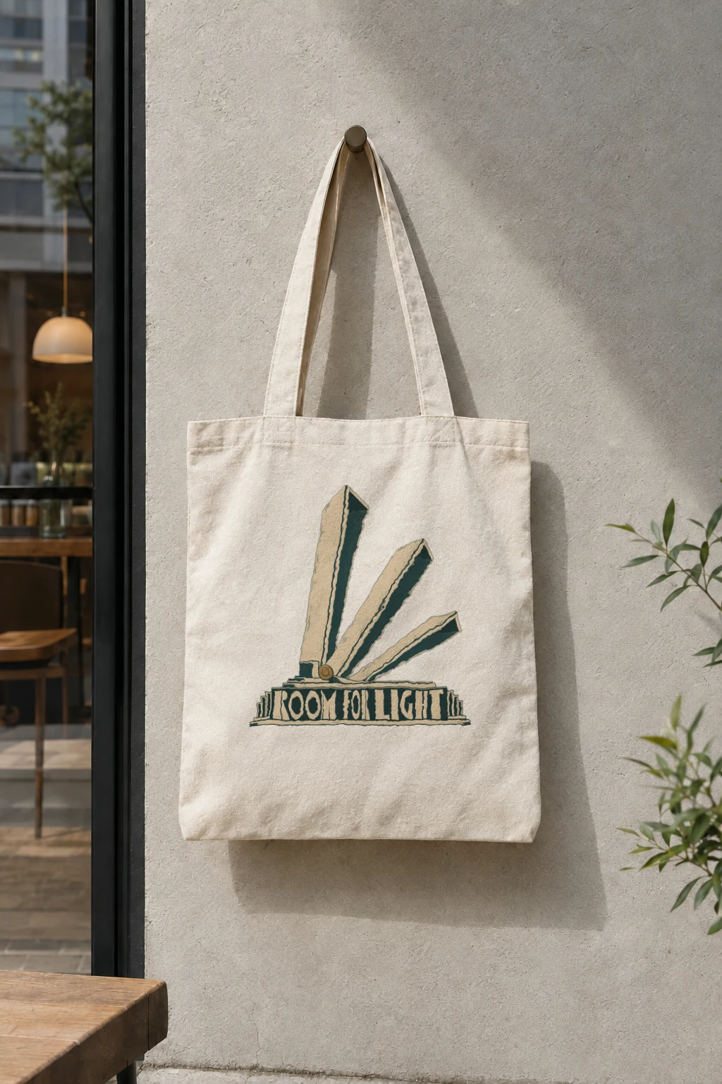 "Room for Light" Classic Cotton Tote Bag