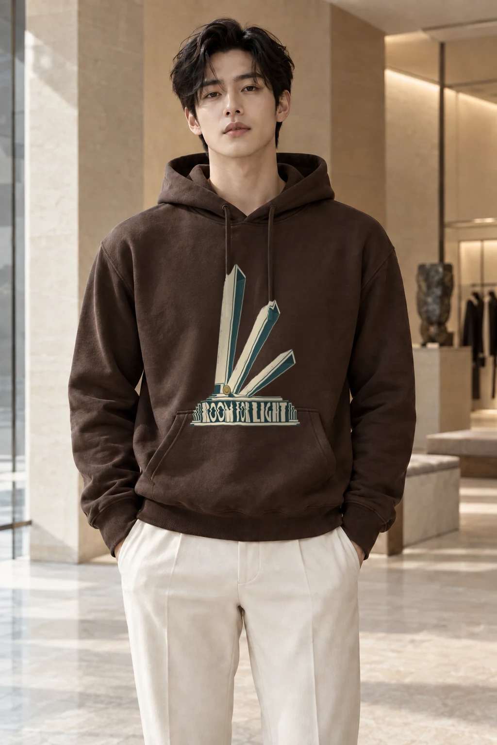"Room For Light" Heavy Blend Unisex Pullover Hoodie | Gildan 18500