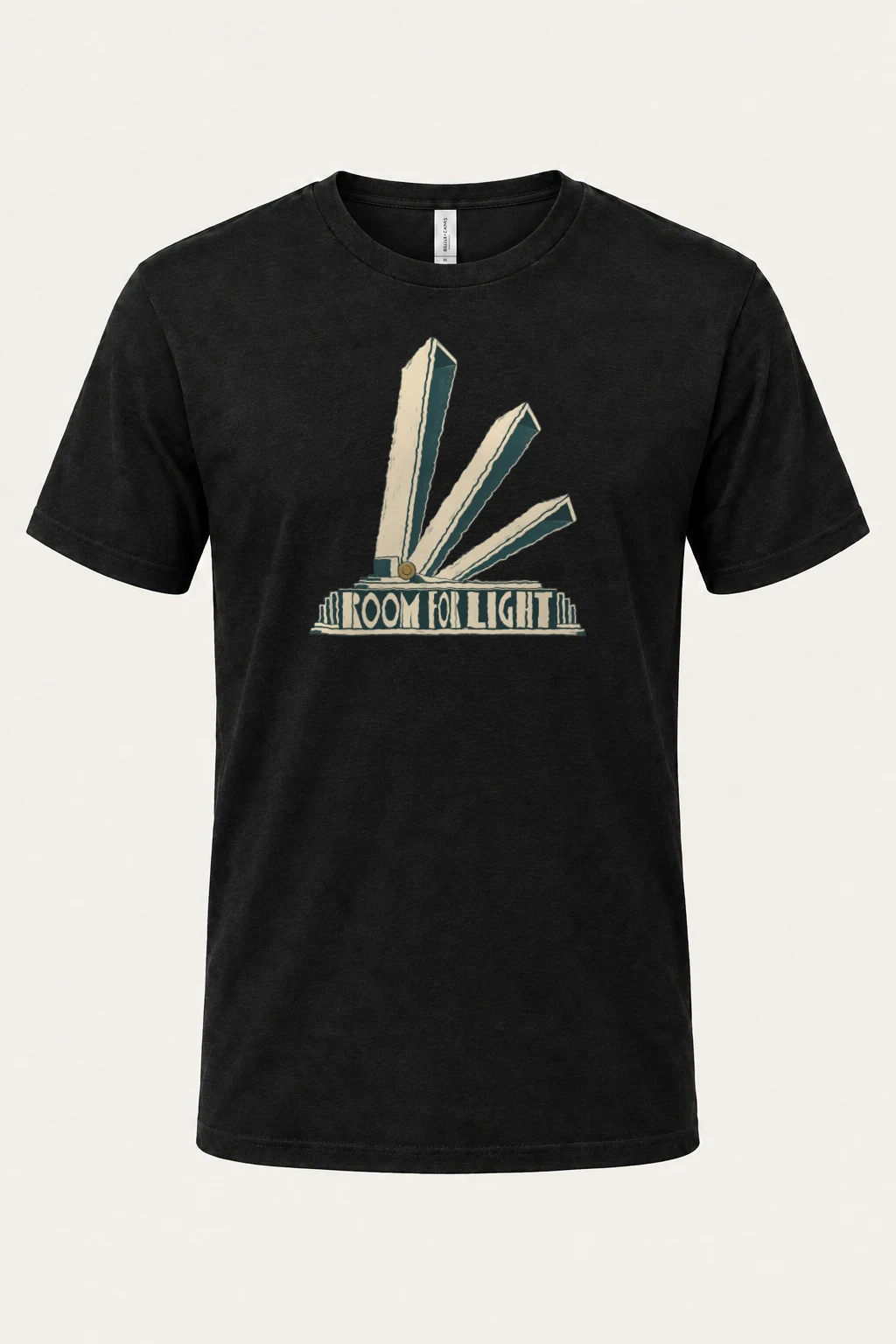 "Room For Light" Heavyweight Unisex Crewneck T-shirt | Gildan 5000