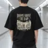 "Rooms Above The Rain" Men's Oversized Heavyweight Crewneck T-Shirt