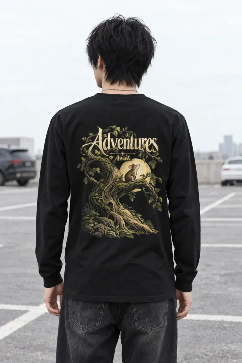 "Rootbound Mouse" Unisex Longsleeve T-shirt