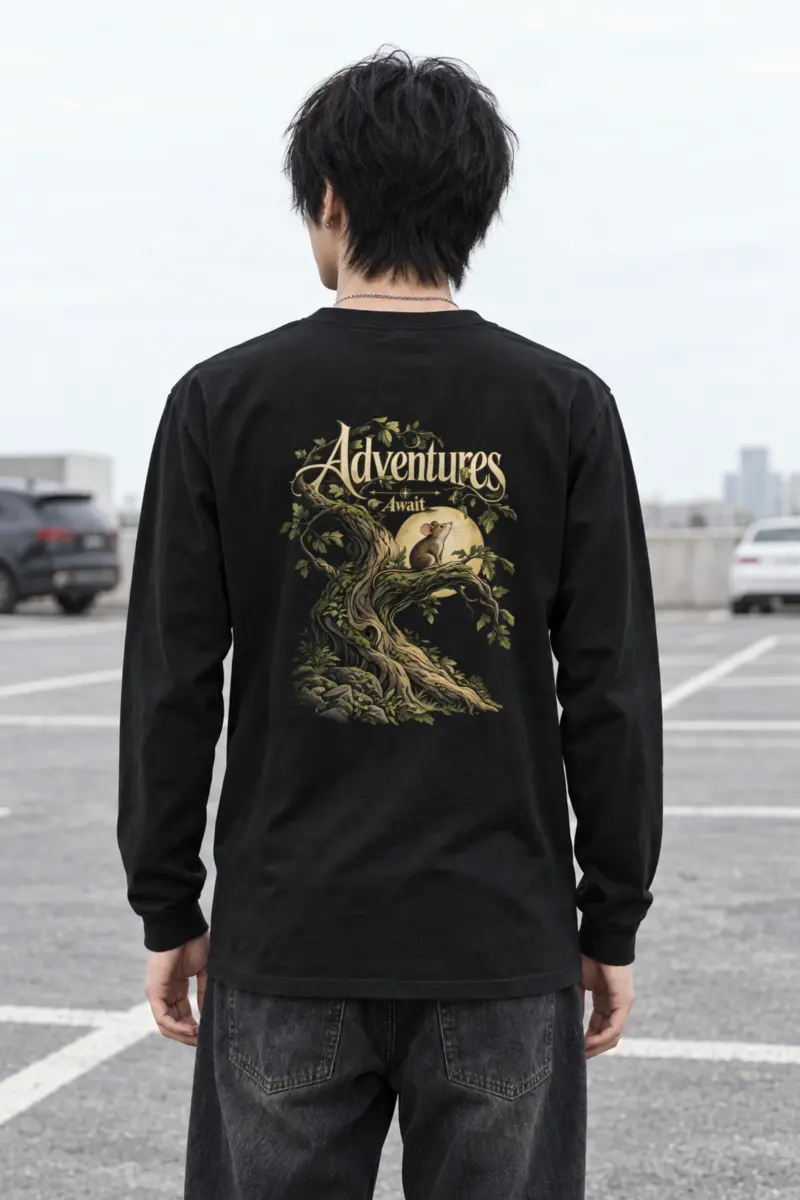 "Rootbound Mouse" Unisex Longsleeve T-shirt