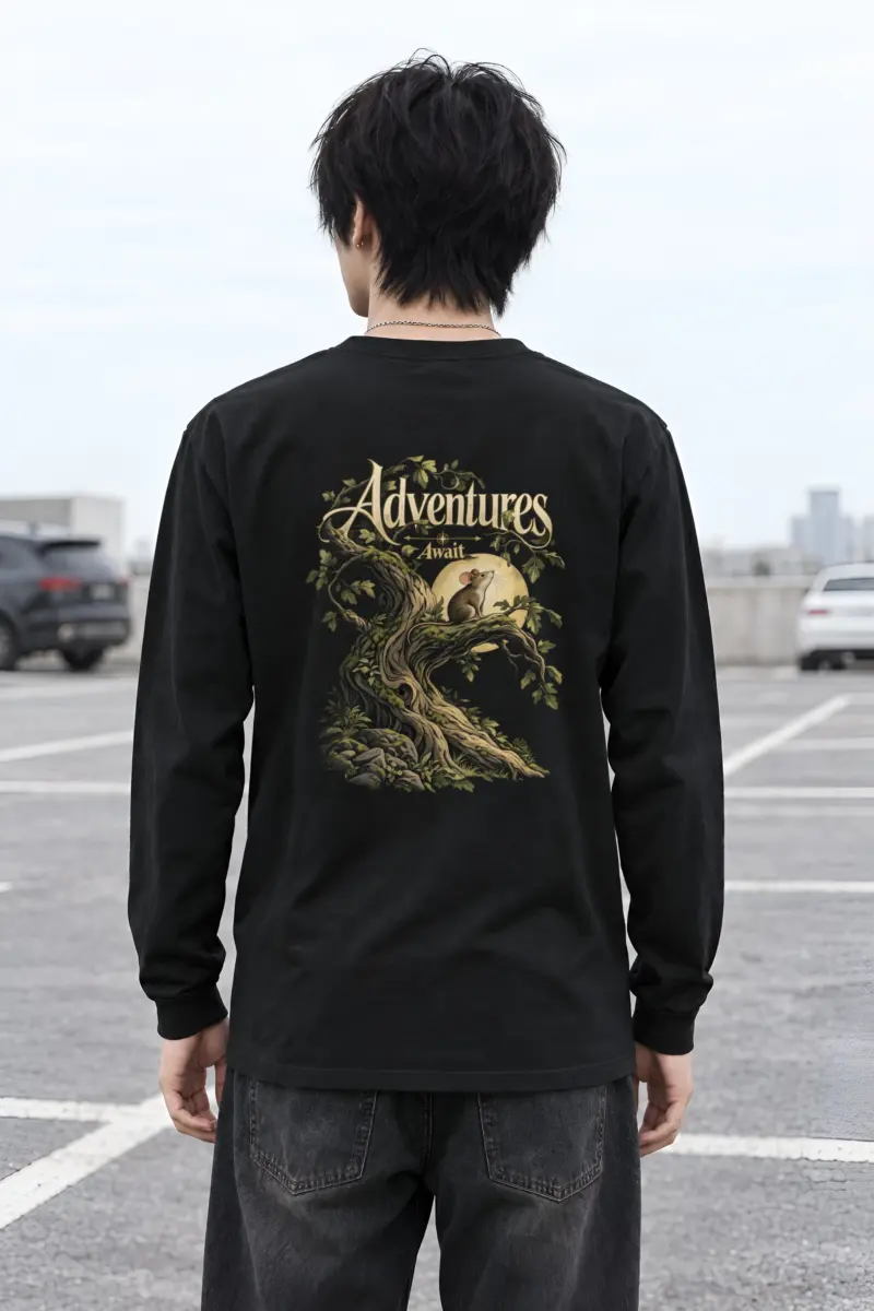 "Rootbound Mouse" Unisex Longsleeve T-shirt