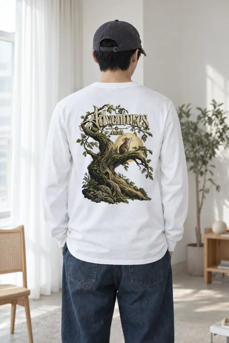"Rootbound Mouse" Unisex Longsleeve T-shirt | Gildan 2400