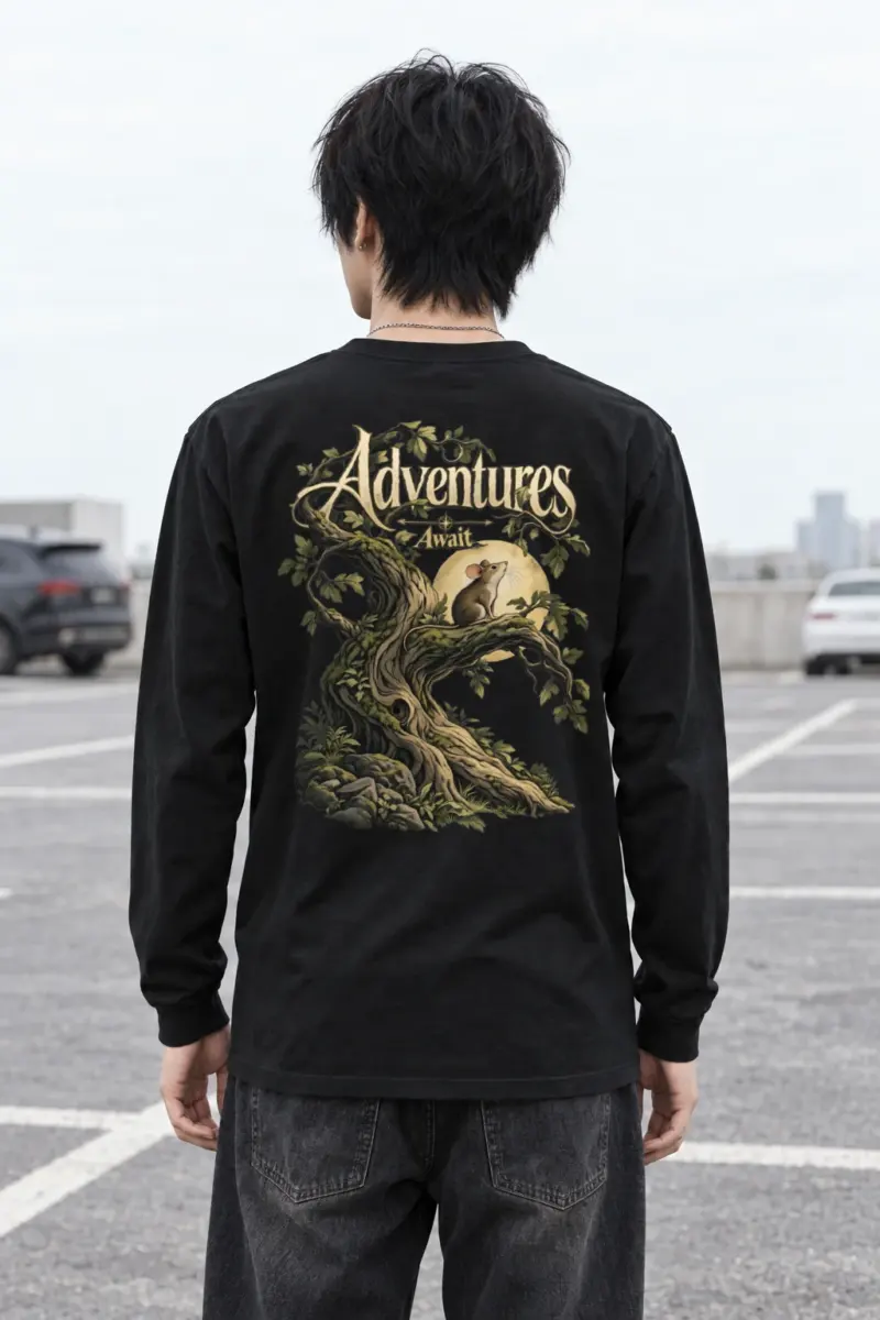 "Rootbound Mouse" Unisex Longsleeve T-shirt