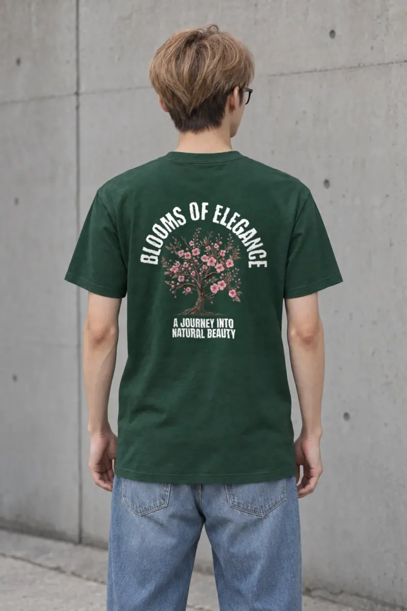 "Rooted Blossoms" Heavyweight Unisex Crewneck T-shirt