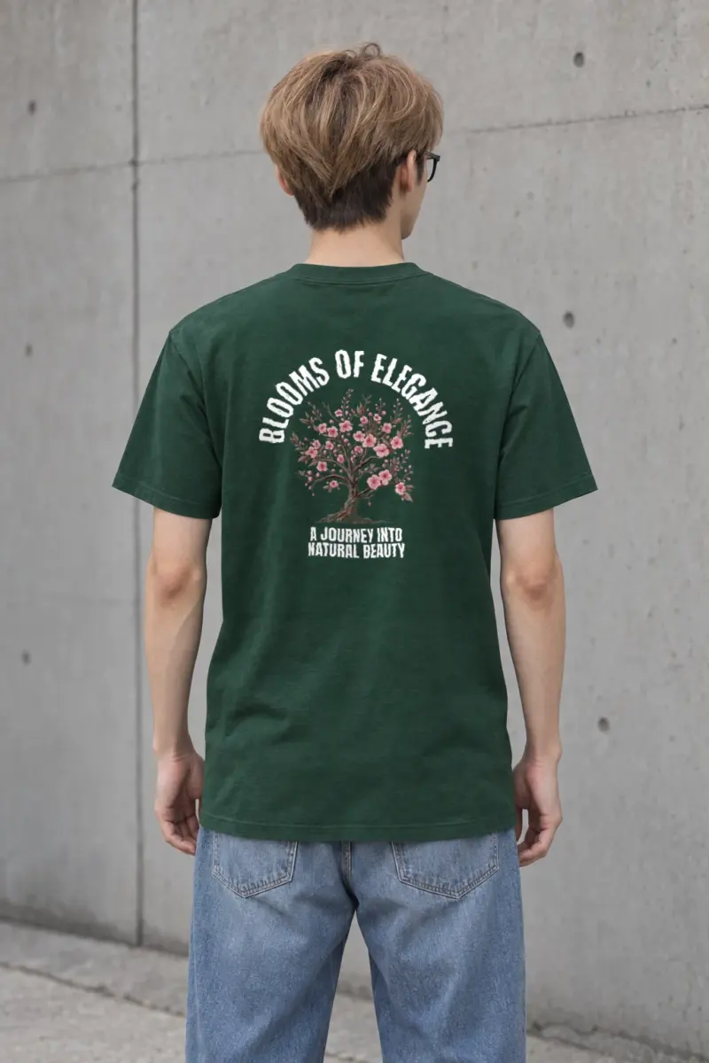 "Rooted Blossoms" Heavyweight Unisex Crewneck T-shirt