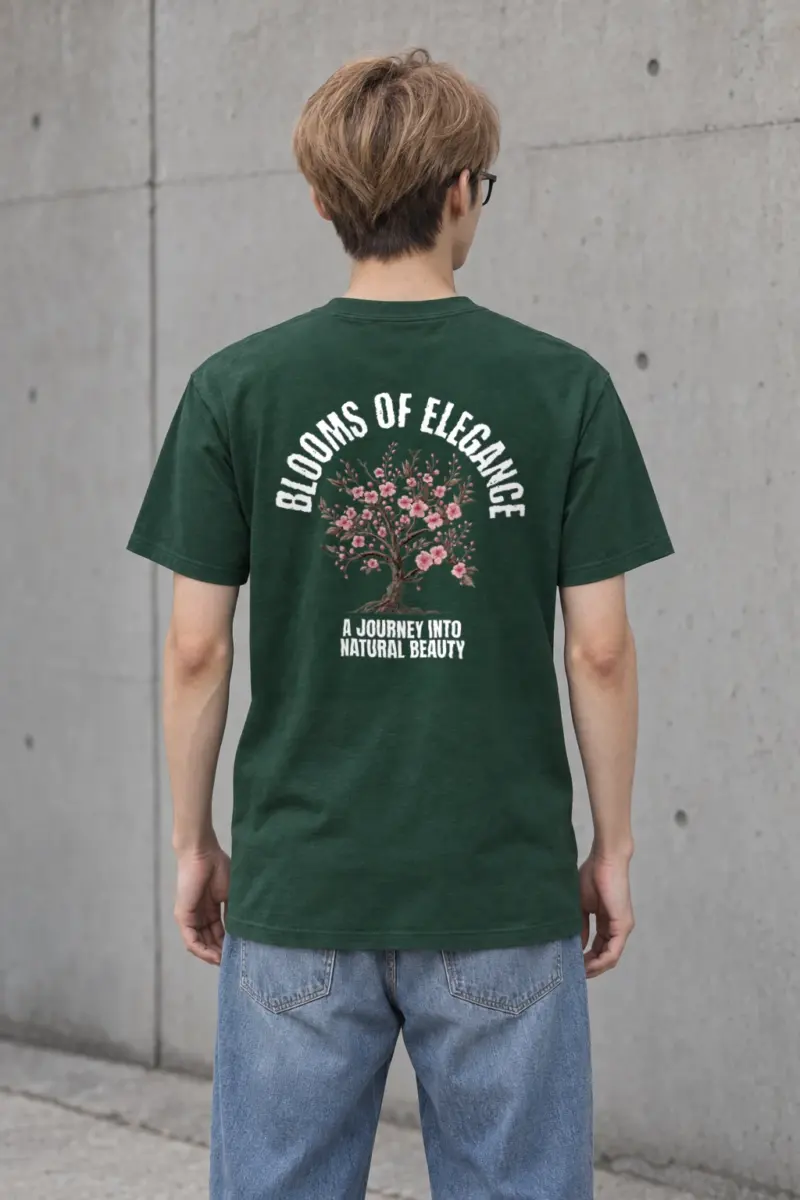 "Rooted Blossoms" Heavyweight Unisex Crewneck T-shirt