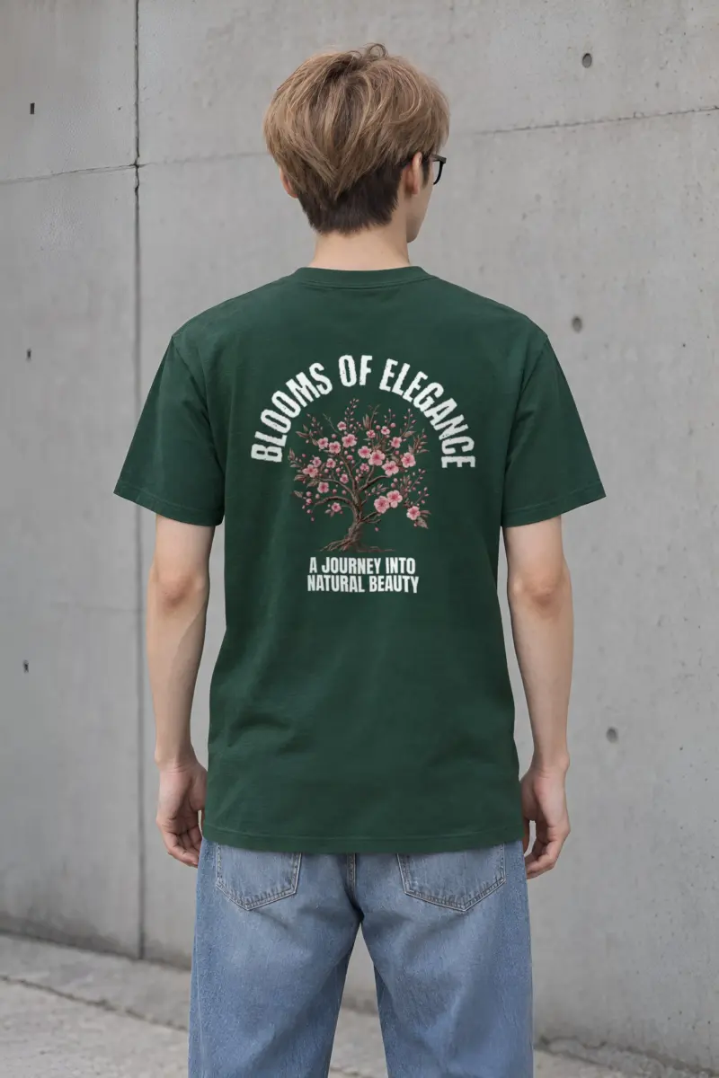 "Rooted Blossoms" Heavyweight Unisex Crewneck T-shirt