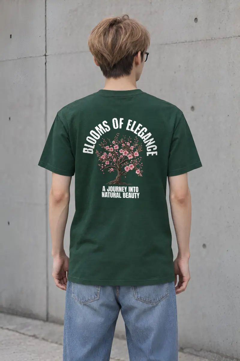 "Rooted Blossoms" Heavyweight Unisex Crewneck T-shirt