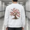 "Rooted Cherry Blossom" Heavy Blend Unisex Crewneck Sweatshirt