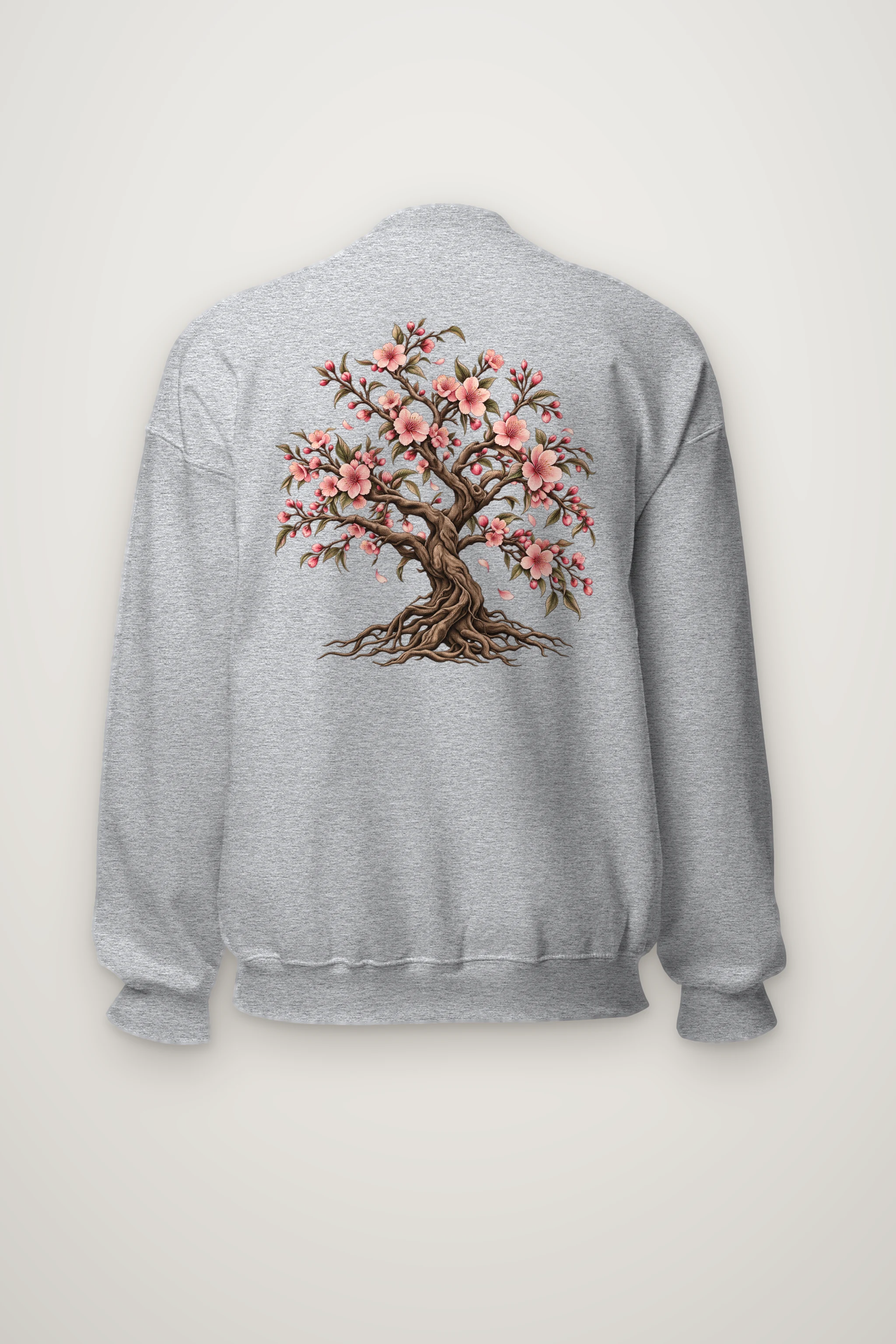 "Rooted Cherry Blossom" Heavy Blend Unisex Crewneck Sweatshirt