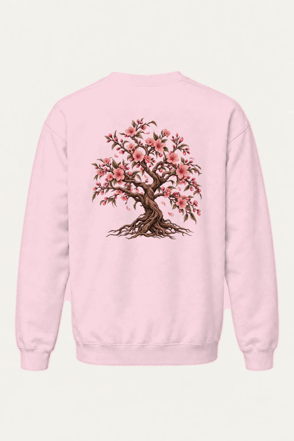 "Rooted Cherry Blossom" Heavy Blend Unisex Crewneck Sweatshirt | Gildan 18000