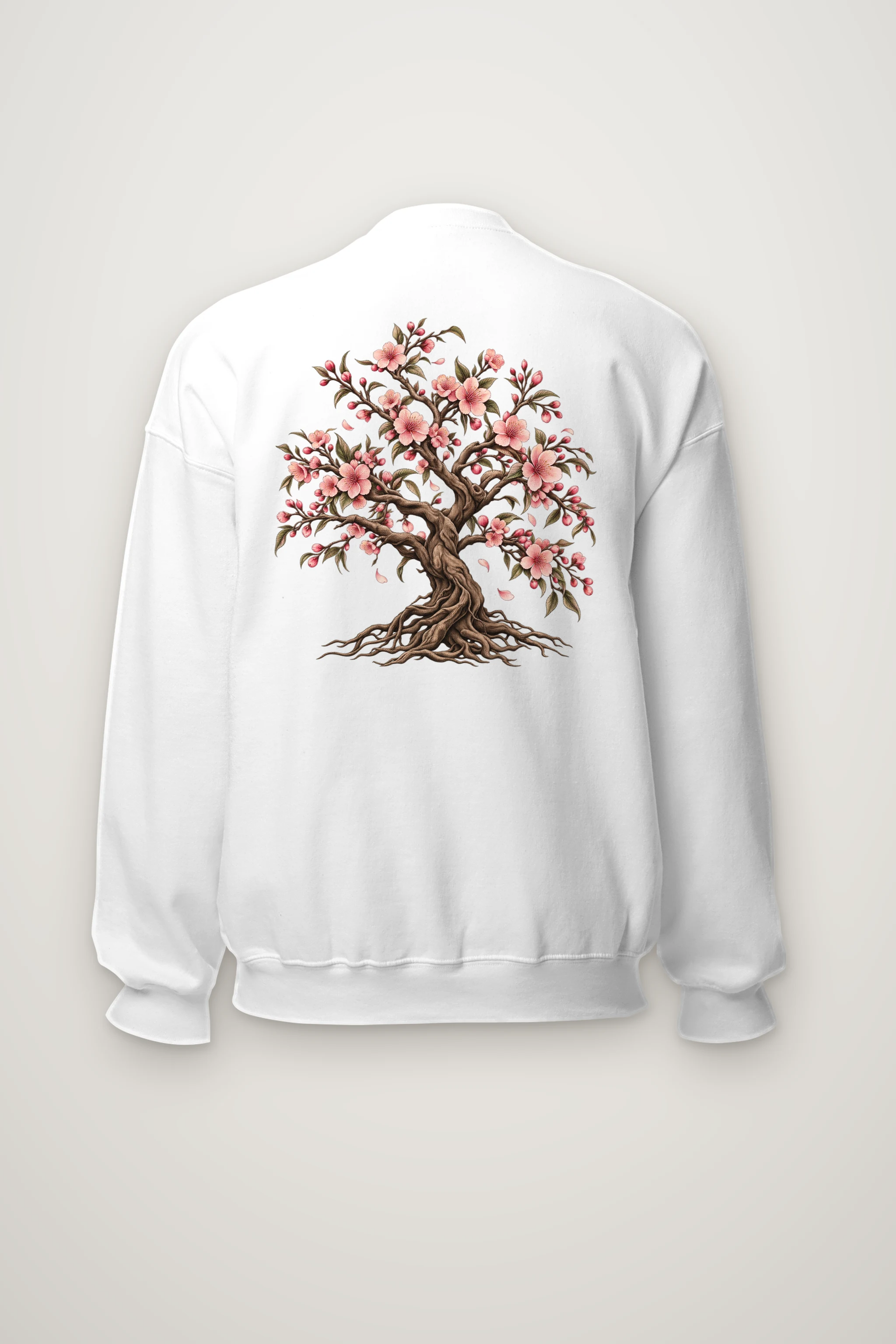 "Rooted Cherry Blossom" Heavy Blend Unisex Crewneck Sweatshirt