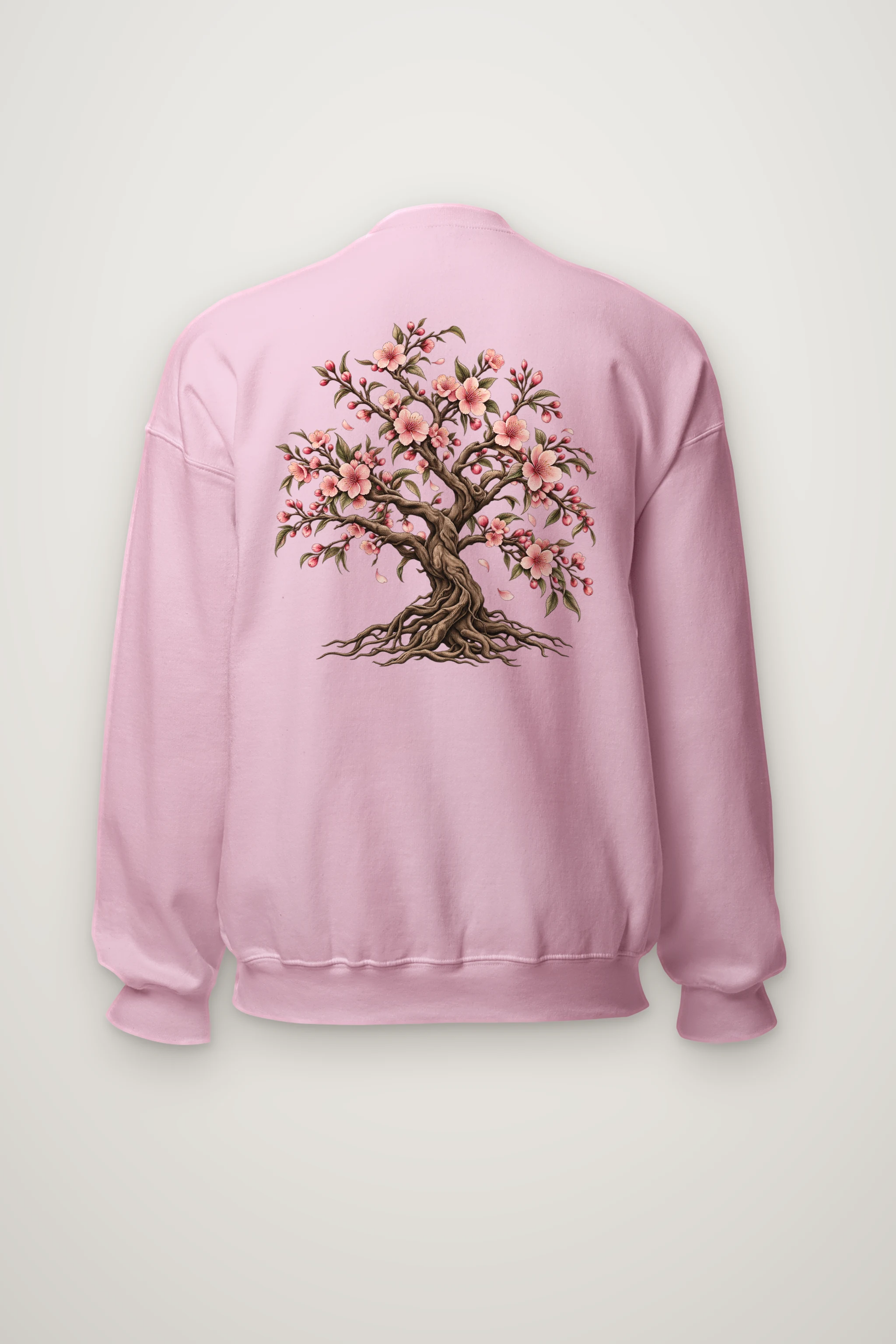 "Rooted Cherry Blossom" Heavy Blend Unisex Crewneck Sweatshirt