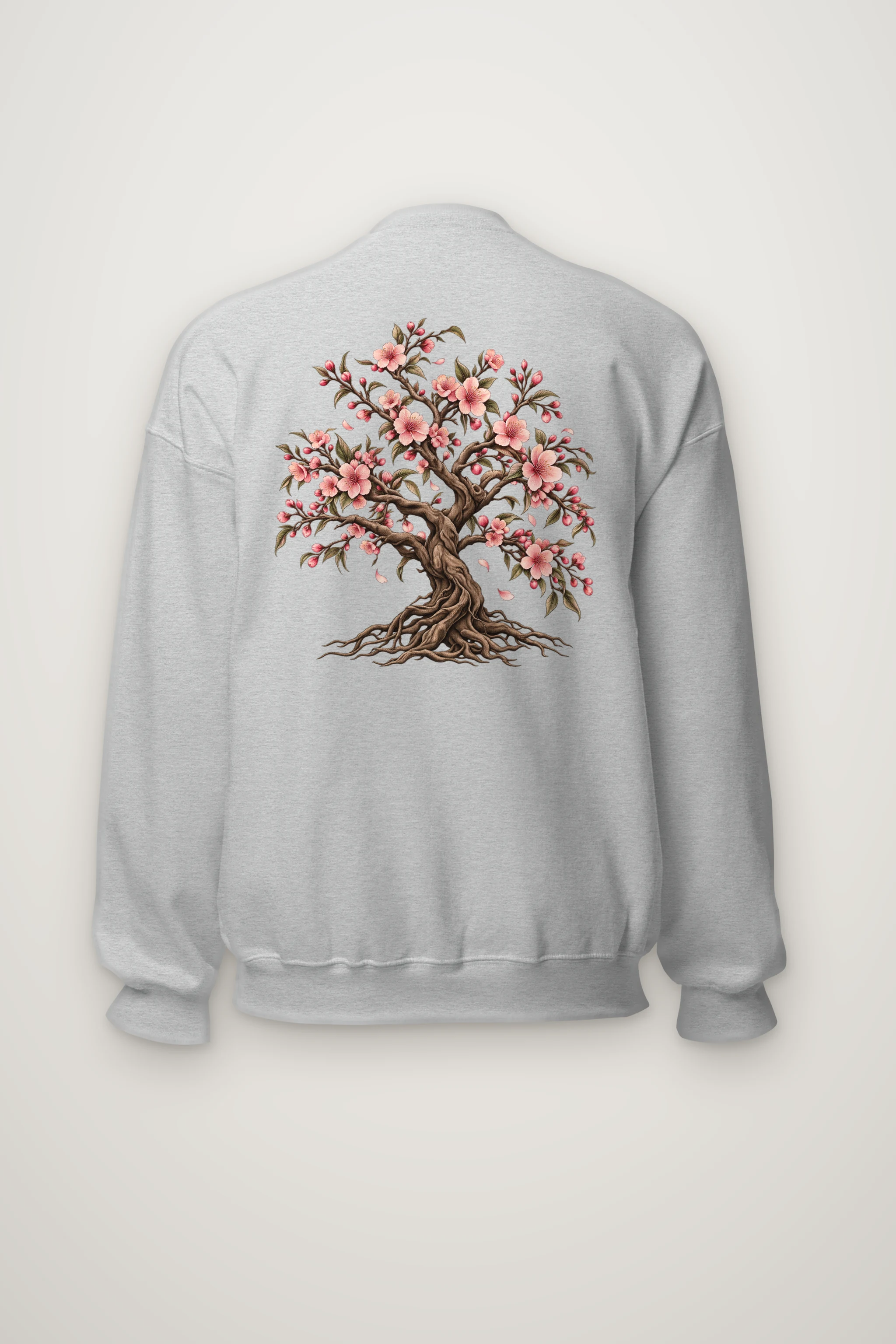 "Rooted Cherry Blossom" Heavy Blend Unisex Crewneck Sweatshirt