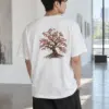 "Rooted Cherry Blossom" Heavyweight Unisex Crewneck T-shirt | Gildan 5000