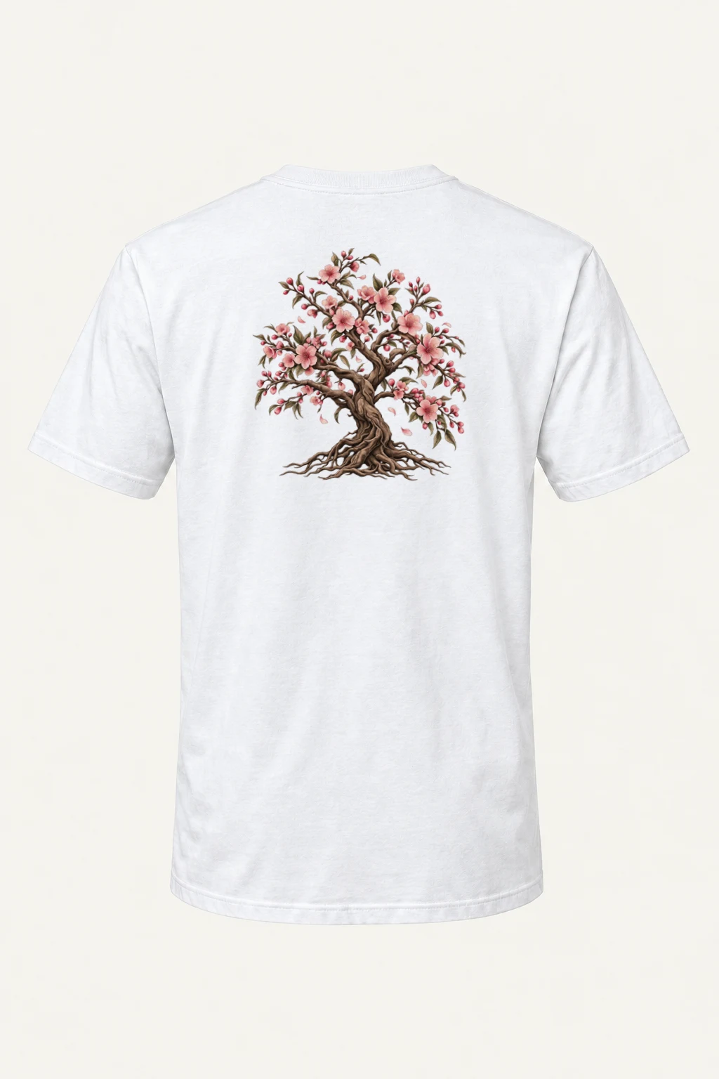 "Rooted Cherry Blossom" Heavyweight Unisex Crewneck T-shirt | Gildan 5000