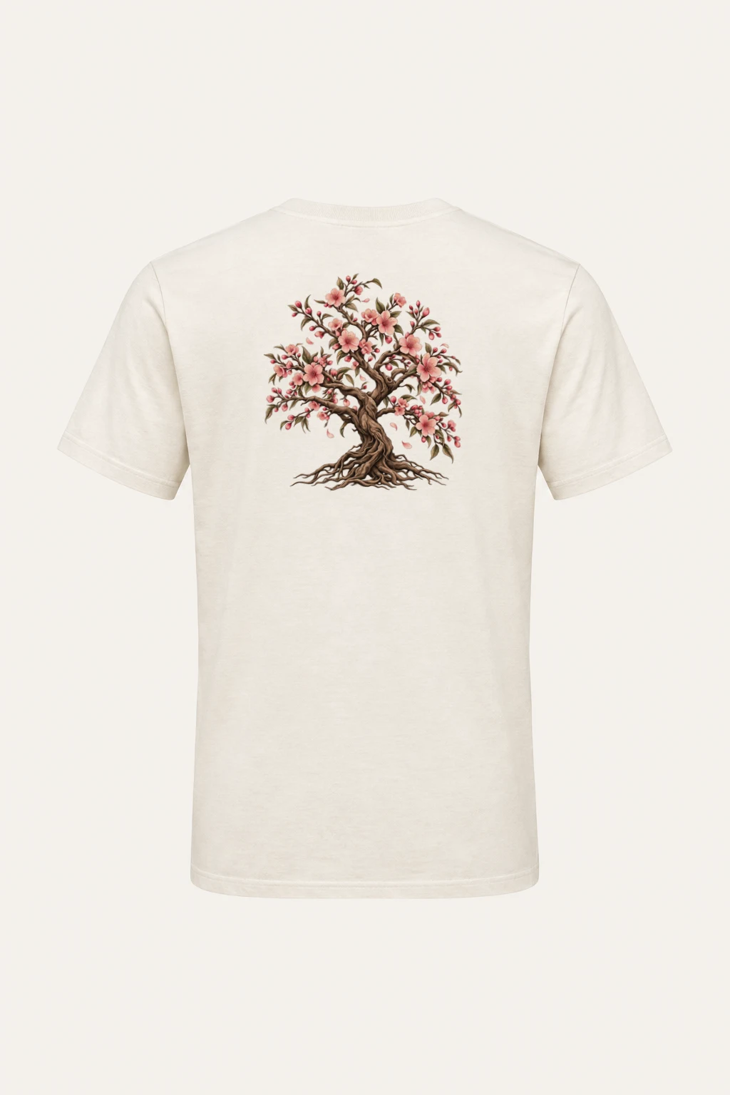 "Rooted Cherry Blossom" Heavyweight Unisex Crewneck T-shirt | Gildan 5000