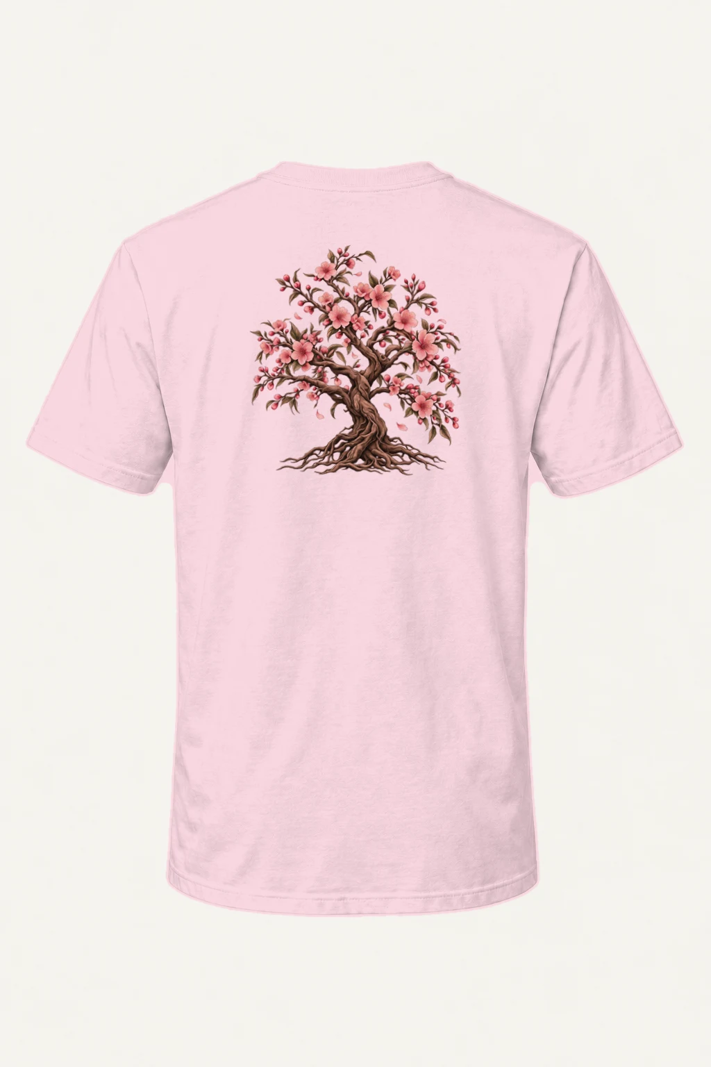 "Rooted Cherry Blossom" Heavyweight Unisex Crewneck T-shirt | Gildan 5000