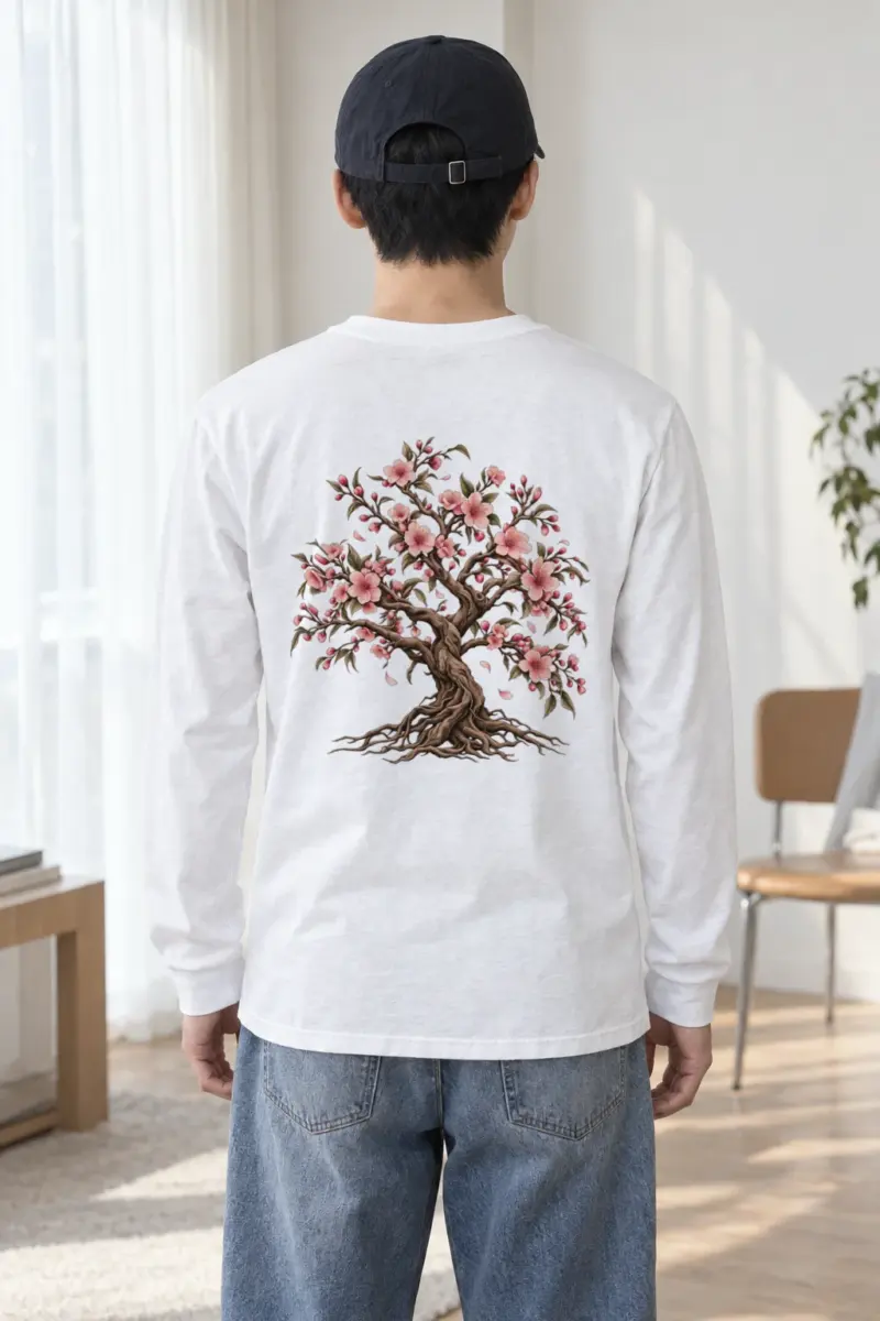 "Rooted Cherry Blossom" Unisex Longsleeve T-shirt