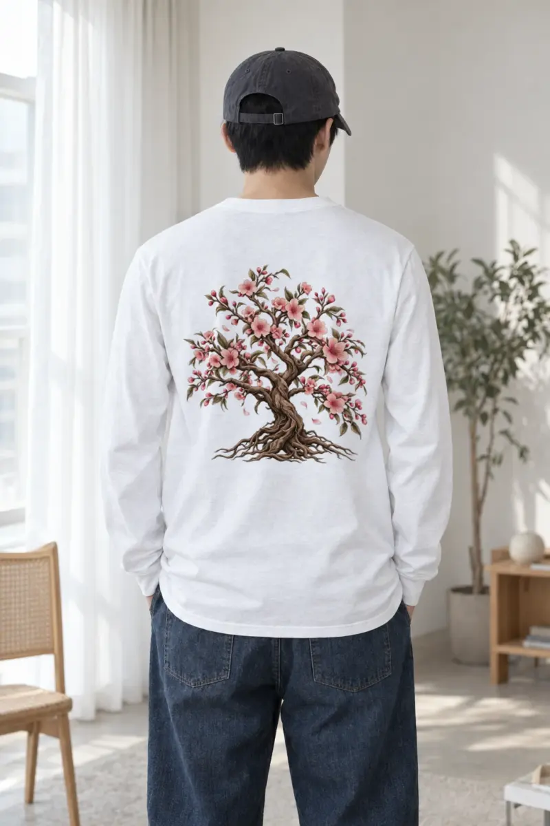 "Rooted Cherry Blossom" Unisex Longsleeve T-shirt | Gildan 2400