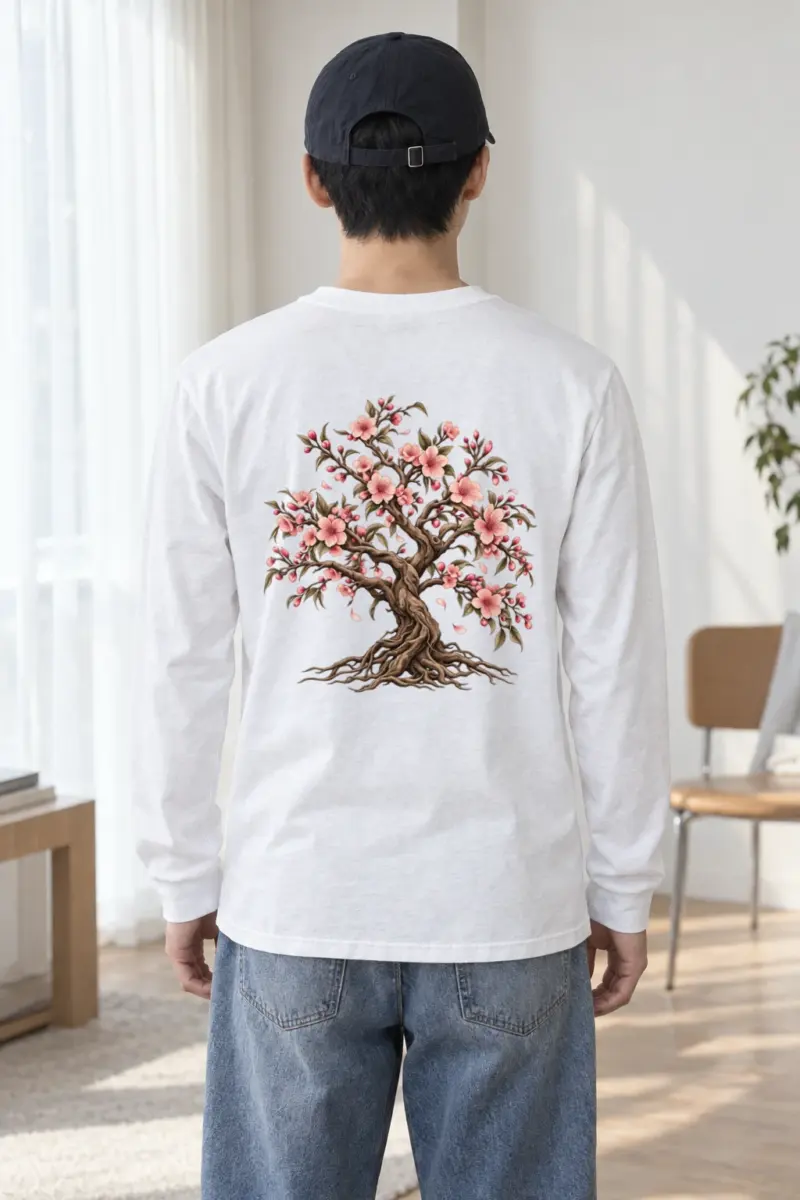 "Rooted Cherry Blossom" Unisex Longsleeve T-shirt