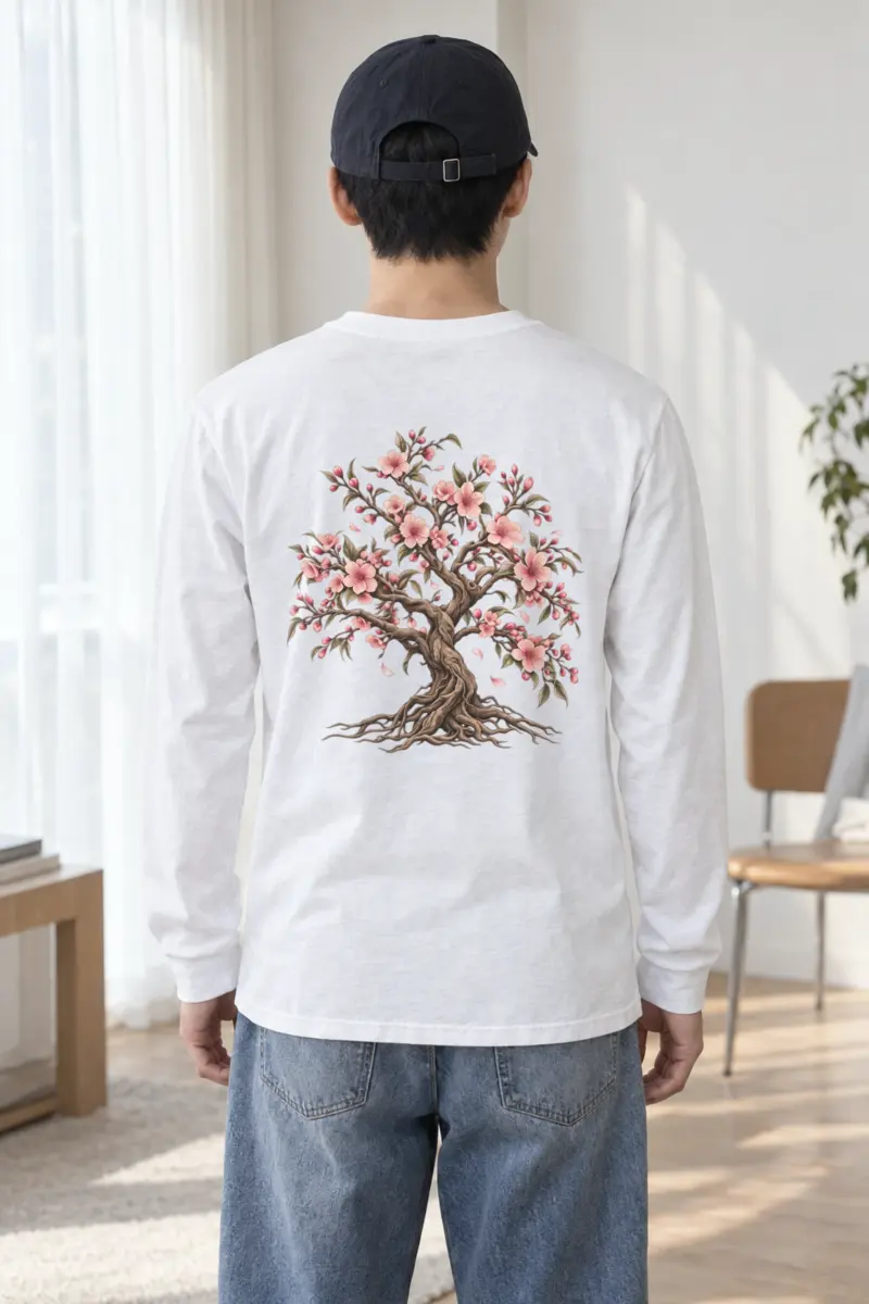 "Rooted Cherry Blossom" Unisex Longsleeve T-shirt
