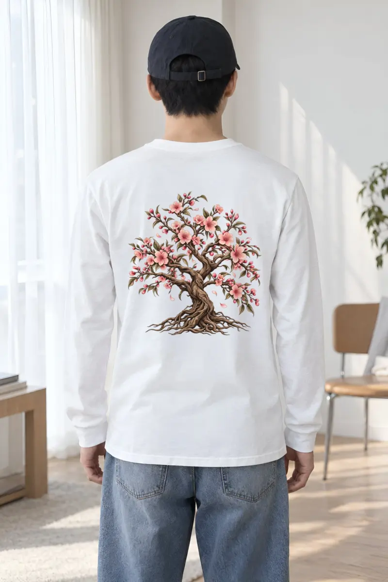 "Rooted Cherry Blossom" Unisex Longsleeve T-shirt