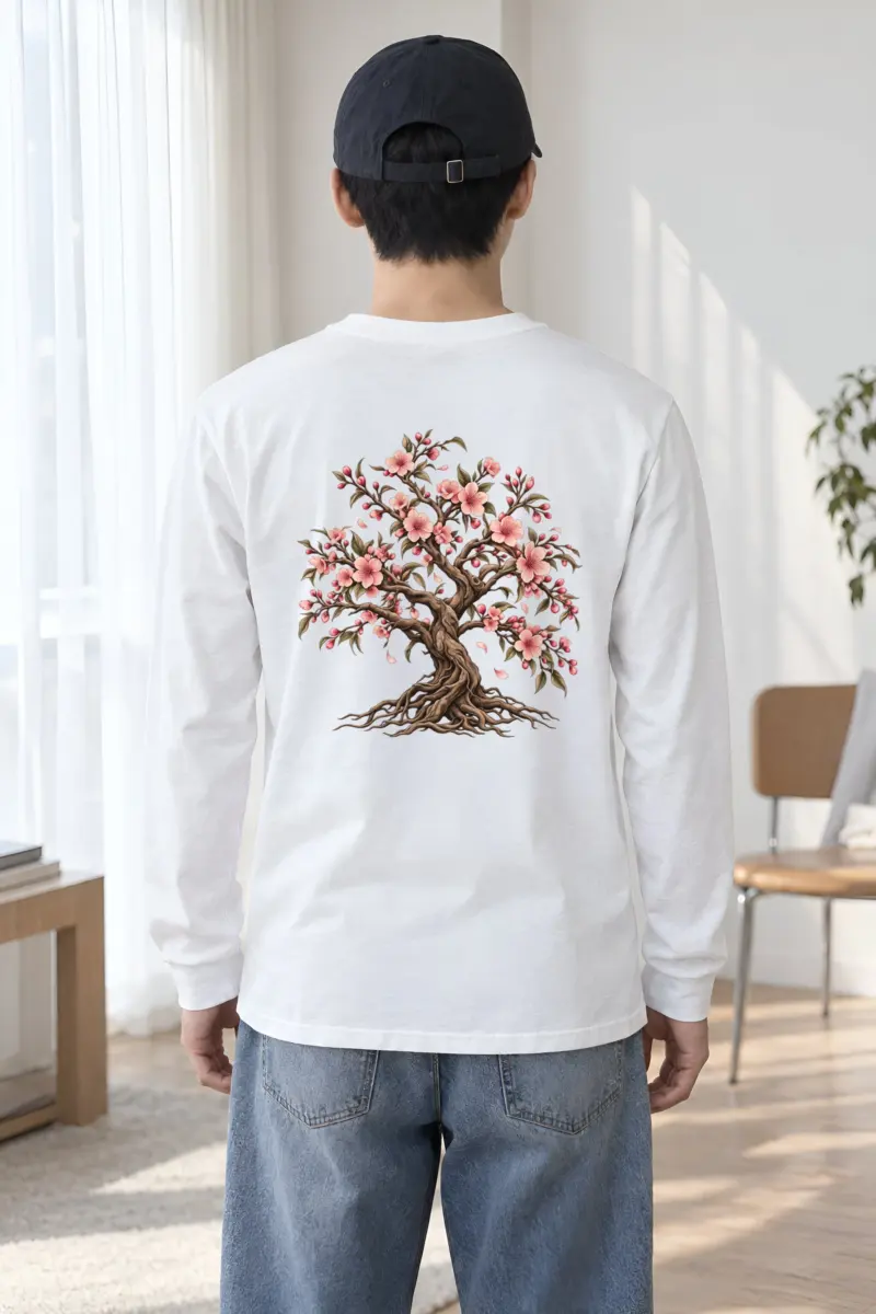 "Rooted Cherry Blossom" Unisex Longsleeve T-shirt