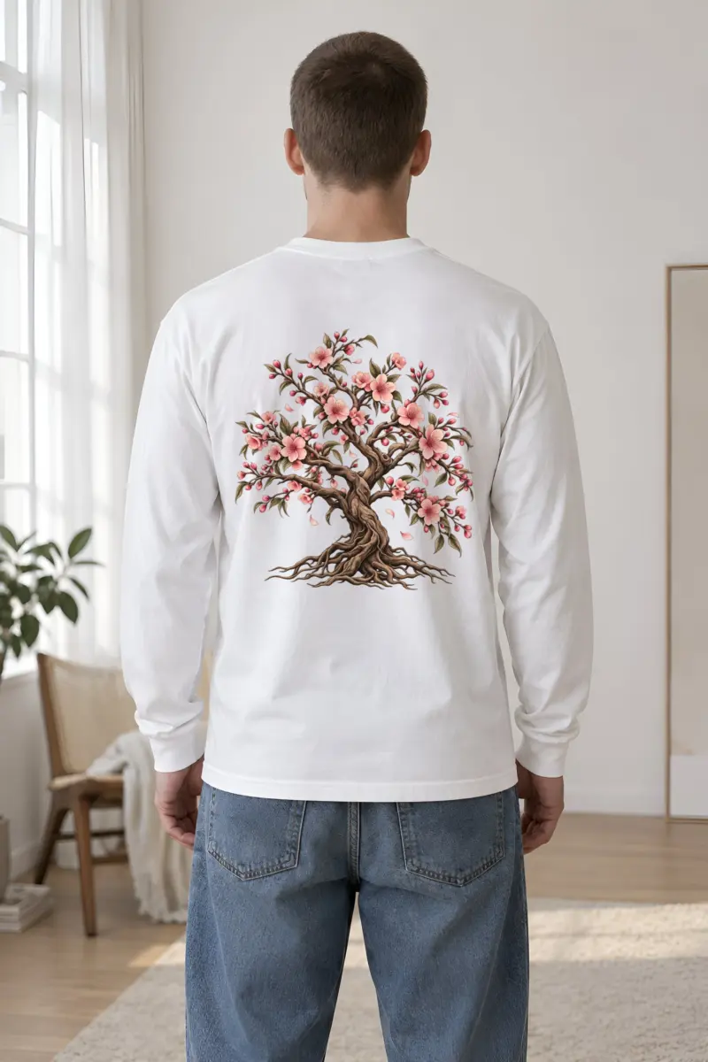 "Rooted Cherry Blossom" Unisex Longsleeve T-shirt