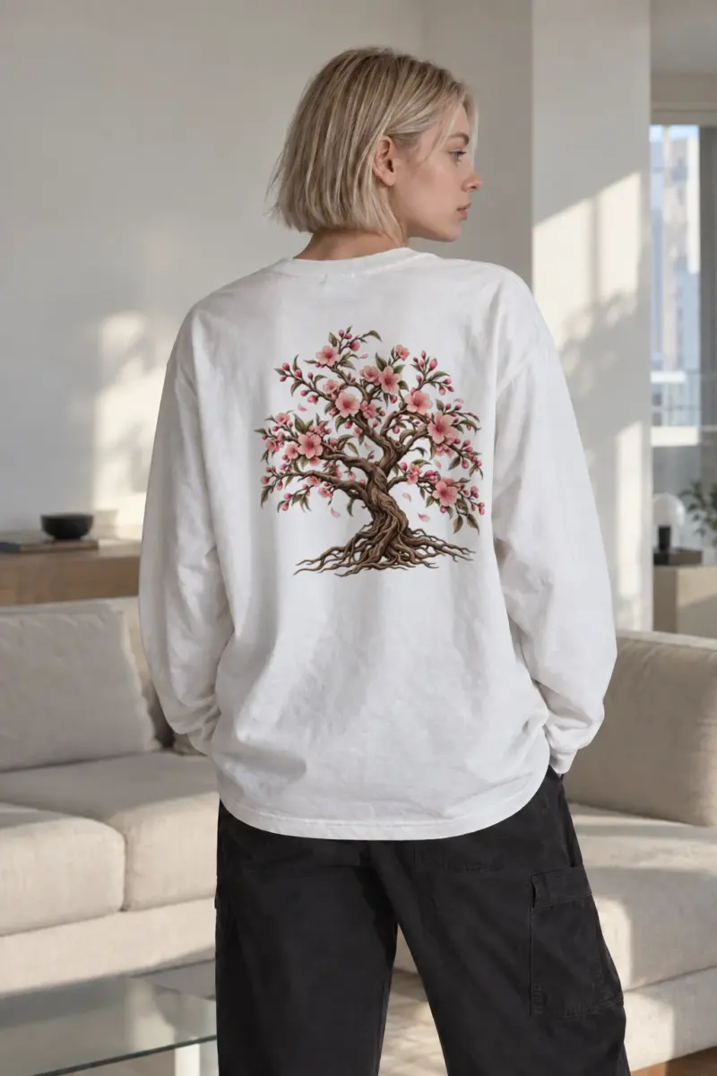 "Rooted Cherry Blossom" Unisex Longsleeve T-shirt | Gildan 2400