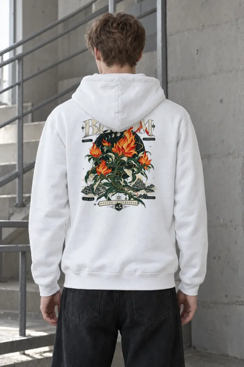 "Rooted In Tomorrow" Heavy Blend Unisex Pullover Hoodie | Gildan 18500